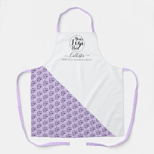 Naam bedrijfspatroon Logo Schort (Voorkant)