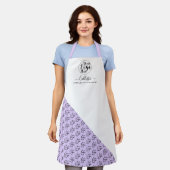 Naam bedrijfspatroon Logo Schort (Gedragen)