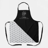 Naam bedrijfspatroon Logo Schort (Voorkant)