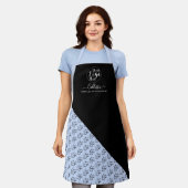 Naam bedrijfspatroon Logo Schort (Gedragen)