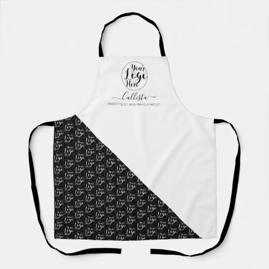 Naam bedrijfspatroon Logo Schort (Voorkant)