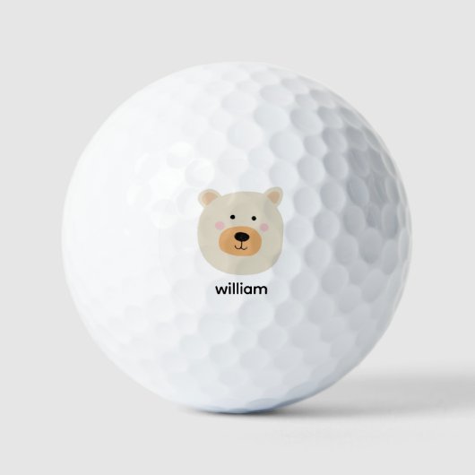Naam beer golfballen (Voorkant)