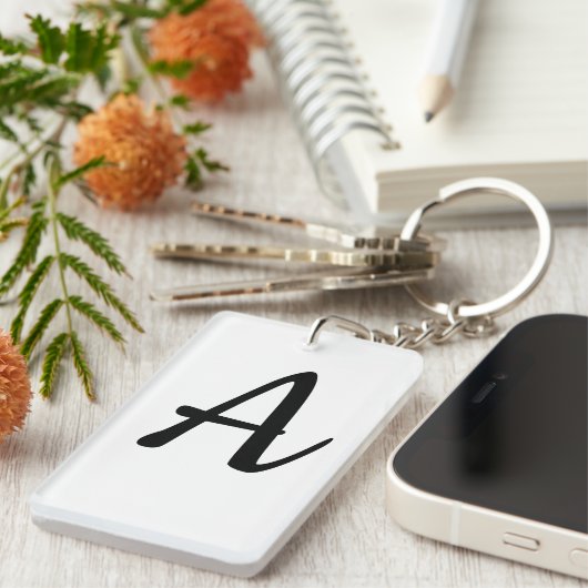 Naam beginnend met A Sleutelhanger (Voorkant Rechts)