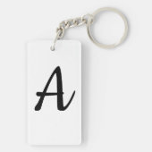 Naam beginnend met A Sleutelhanger (achterkant)