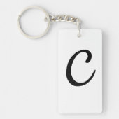 Naam beginnend met C Sleutelhanger (Voorkant)