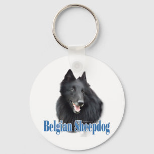 Naam Belgian Sheepdog Sleutelhanger