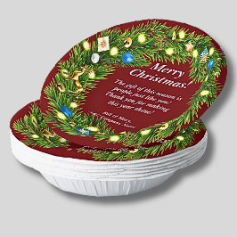 Naam Bericht, Bedrijf Business Kantoor Christmas Papieren Kommen