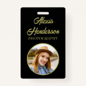 Naam/beroep/persoonlijke foto badge (Voorkant)