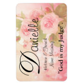 Naam Betekenis Magneet: Danielle, God is mijn Rech Magneet (Verticaal)