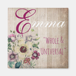 Naam Betekenis Magnet, Emma "Whole & Universal" Magneet