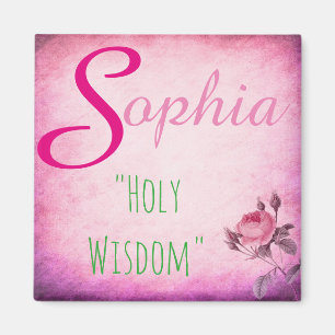 Naam Betekenis Magnet: Sophia, Heilige Wisdom Magneet