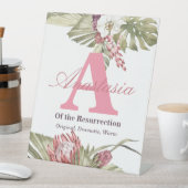 Naam Betekenis van Anastasia Reclamebord Met Voetstuk (Insitu)