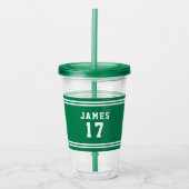 Naam Bewerkbare kleurvariatie Acryl Drinkbeker (Voorkant)