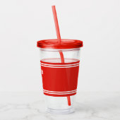 Naam Bewerkbare kleurvariatie Acryl Drinkbeker (Links)