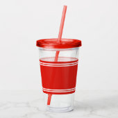 Naam Bewerkbare kleurvariatie Acryl Drinkbeker (Achterkant)