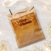 Naam bewerken Tekst met kerstmis Bedankzakje (Geknipt)