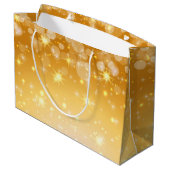 Naam bewerken Tekst met kerstmis Groot Cadeauzakje (Achterkant Gekanteld)