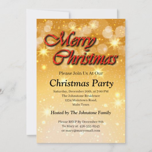 Naam bewerken Tekst met kerstmis Kaart (Voorkant)