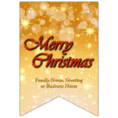 Naam bewerken Tekst met kerstmis Vlaggetjes (Tweede vlag)