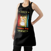 Naam bewerken Text Crazy Guinee Pig Lady Ma Schort (Insitu)