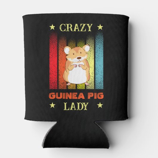 Naam bewerken Text Crazy Guinee Varkenspijn Blikjeskoeler (Achterkant)