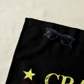 Naam bewerken Text Crazy Guinee Varkenspijn Strandlaken (In situ)