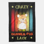 Naam bewerken Text Crazy Guinee Varkenspijn Theedoek (Verticaal)