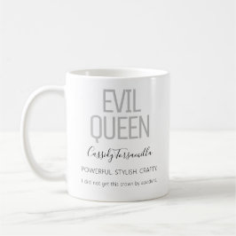 Naam Black Gray Evil Queen Koffiemok