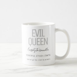Naam Black Gray Evil Queen Koffiemok
