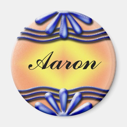 Naam Blauw Magneet (Voorkant)