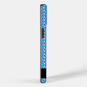 naam Blauw orchideeën patroon Case-Mate iPhone Case (Achterkant / Rechts)