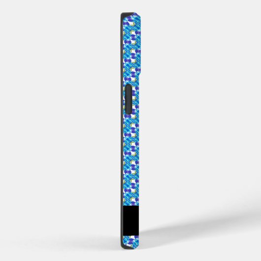 naam Blauw orchideeën patroon Case-Mate iPhone Case (Achterkant / Rechts)