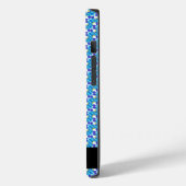 naam Blauw orchideeën patroon Case-Mate iPhone Case (Achterkant / Links)