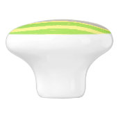 NAAM Blauw Sinaasappel Groene Strepen Keramische K Keramische Knop (Zijkant)