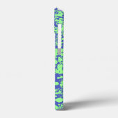 naam blauwe groene surf stijl Case-Mate iPhone case (Achterkant / Links)