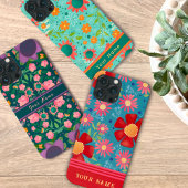 naam Bloemen Custom Pattern Inspirivity iPhone Hoesje