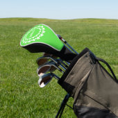 Naam bloemen en harten golfheadcover (Insitu)