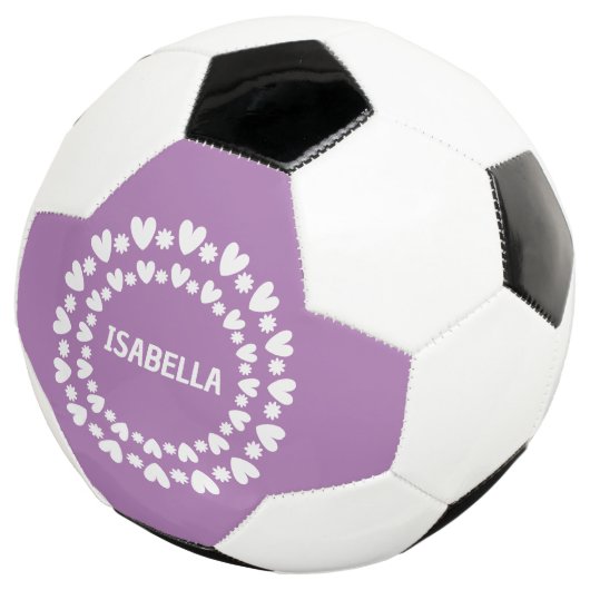 Naam bloemen en harten voetbal (Drie kwart)