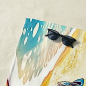 Naam, Blue Muscle Cars op Sandy Strandlaken (In situ)