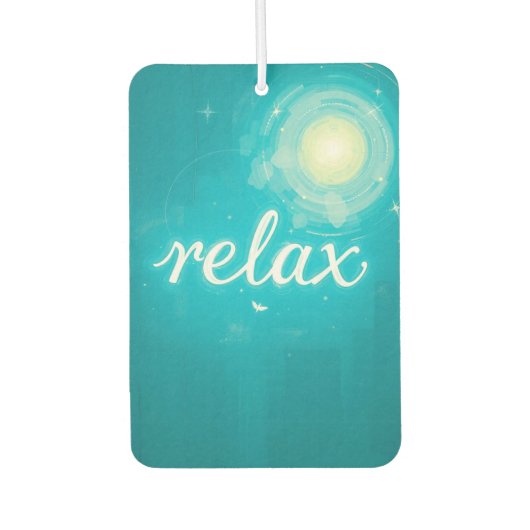 Naam: Blue Relax Design Luchtverfrisser (Voorkant)