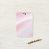 naam blush pink post-it® notes (Op bureau)