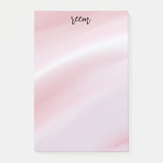 naam blush pink post-it® notes (Voorkant)