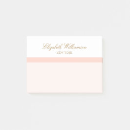 Naam Blush Pink White Post-it® Notes