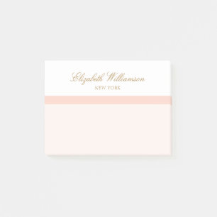Naam Blush Pink White Post-it® Notes
