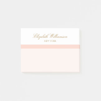 Naam Blush Pink White Post-it® Notes