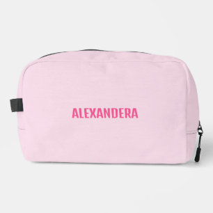 Naam Blush Roze Bachelorette Bruid Gift Toilettasje