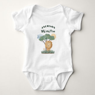 Naam Boho Lion Oerwoud Safari Een van de twee Twin Romper