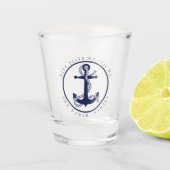 Naam boot en anker ID619 Shot Glas (Voorkant)