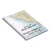 Naam boot FL Gulf Coast Nautical Chart Ship Log Notitieboek (Rechterzijde)
