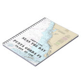 Naam boot FL Gulf Coast Nautical Chart Ship Log Notitieboek (Linkerzijde)